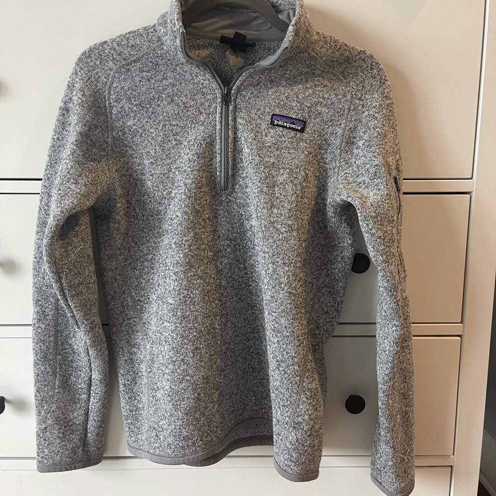 Gray Patagonia Zip up